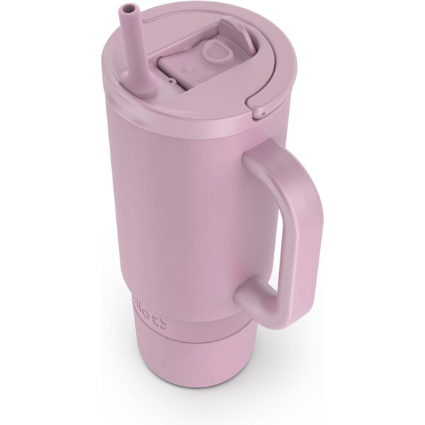 Ello Port Tumbler in Mauve with Carry Loop & Integrated Handle