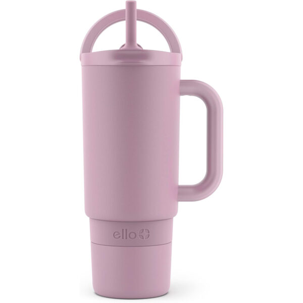 Ello Port Tumbler in Mauve with Carry Loop & Integrated Handle